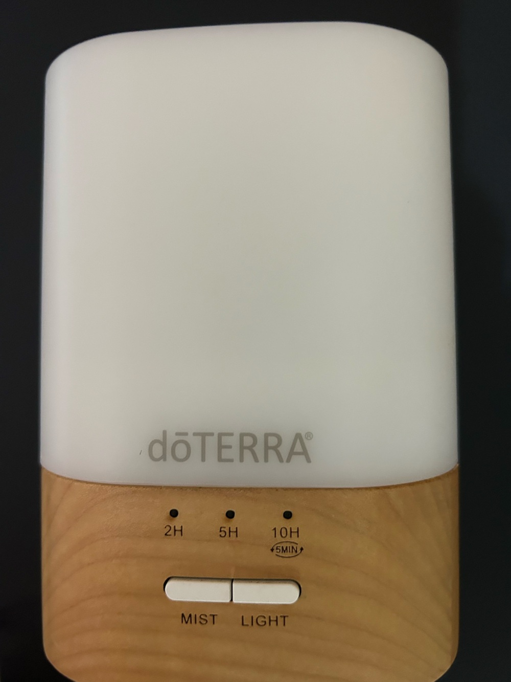 Doterra Wood-Grain and White Corded Ultrasonic Diffuser